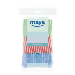 Pano Microfibra 30x32cm Sortido Pack 3un