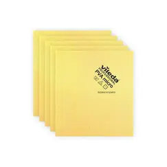 Pano Microfibra PVAmicro 38x35cm Vileda Prof Amarelo 5un