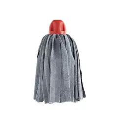 Recarga Esfregona Max Pro Tiras Cinza c/ Rosca Vermelho