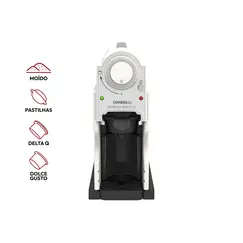 Máquina Café MULTI-CÁPSULAS 3 em 1 Dimobilli D2 Branca