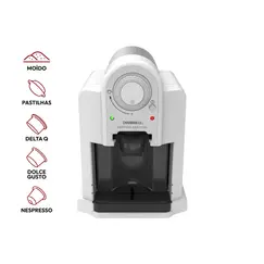 Máquina Café MULTI-CÁPSULAS 5 em 1 Dimobilli D6 Branca