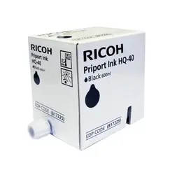 Tinta Ricoh HQ-40 Preto 817225 600ml Pack 5un