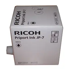 Tinteiro Ricoh JP-7 Preto 893713 500ml