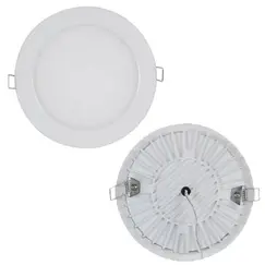 Luz de Teto de Encastrar LED 10W - Modelo Redondo Branco