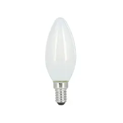 Lâmpada LED E14 Vela 2W 250lm Mate Branco Quente