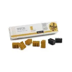 Color Stick Xerox 016182700 Amarelo 5un + Preto 2un