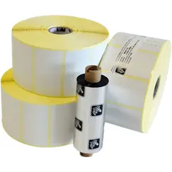 Etiquetas 057x32 D25mm 2000T Papel MatePremium ZEBRA 12 Rol