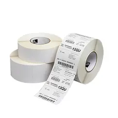 Etiquetas 051x25 D76mm 3000T Poliéster Branco ZEBRA 10 Rolos