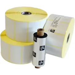 Etiquetas 102x32 D25mm 1000T Papel Mate ZEBRA 12 Rolos