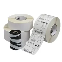 Etiquetas 102x51 D76mm 3000T Poliéster ZEBRA 4 Rolos