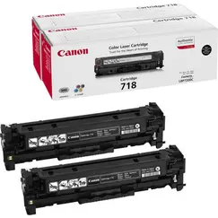 CANON CRG-718BK 718 BK toner black standard capacity 3.400 pages 2-pack