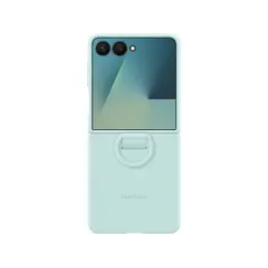 SAMSUNG Capa de Silicone com Anel B7 FLIP 7 Azul Claro