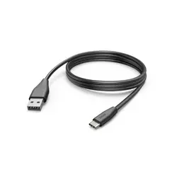 HAMA Cabo USB USB-A - USB-C 3 m Black