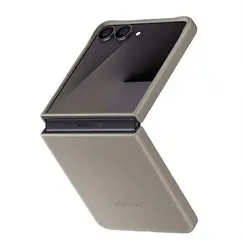 SAMSUNG Capa Vegana B7 FLIP 7 Cinza