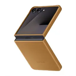 SAMSUNG Capa Vegana B7 FLIP 7 Camel