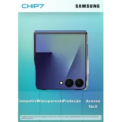SAMSUNG Capa Transparente B7 FLIP 7 Transparente