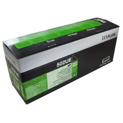 LEXMARK 502UE toner cartridge black standard capacity 20.000 pages 1-pack