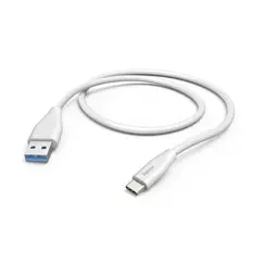 HAMA CHARGING CABLE USB-A - USB-C 1.5 M WHITE