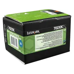 LEXMARK 702XKE toner cartridge black high capacity 1-pack corparate