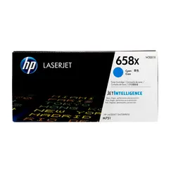 HP 658X Cyan LaserJet Toner Cartridge