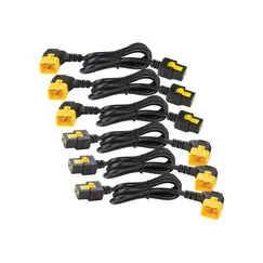 APC Power Cord Kit 6 ea Locking C19 to C20 90 Degree 1.8m