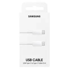 SAMSUNG USB C to C Cable 5A 1m White
