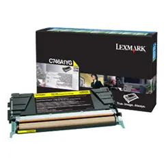 LEXMARK C746 C748 7K toner cartridge yellow standard capacity 7.000 pages 1-pack With returnprogram