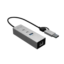 I-TEC USB-C/USB-A Metal HUB 3 2x USB-C Gen1 1x USB-A Gen1 1x 2.5GLAN