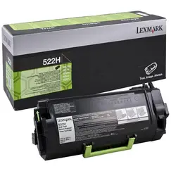 LEXMARK 522HE toner cartridge black high capacity 25.000 pages 1-pack corporate