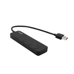 Hub i-tec USB 3.0 4 portas com interruptor individual On/Off - Metal