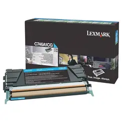 LEXMARK C746, C748 7K toner cartridge cyan standard capacity 7.000 pages 1-pack