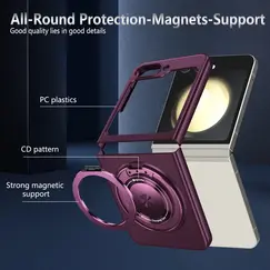 SAMSUNG Z FLIP8 MAGNETIC SMART WALLPAPER COVER GREY