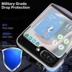 SAMSUNG Z FLIP8 TRANSPARENT CASE