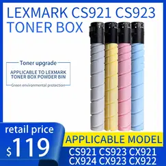 LEXMARK CS921 CS923 CX920 CX921 CX922 CX923 CX924 Black Toner 18.5k