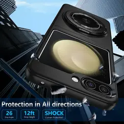 SAMSUNG Z FLIP8 MAGNETIC SMART WALLPAPER COVER BLACK