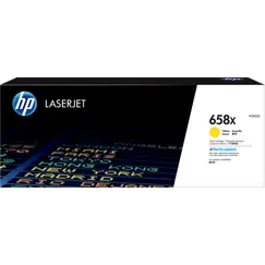 HP 658X Yellow LaserJet Toner Cartridge