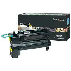 Toner LEXMARK X792X1YG Amarelo de retorno 20K a 5  - X792