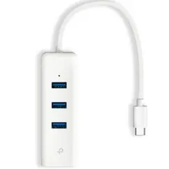 TP-LINK UE330C USB 3.0 Type-C to Gigabit Ethernet Network Adapter with 3-Port USB 3.0 Type-A Hub