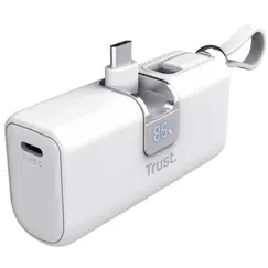 TRUST PACTO 5.000 mAh Powerbank White