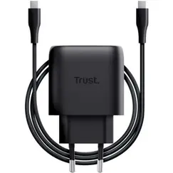 TRUST MAXO 45-watt universal USB-C power adapter 1 port SAMSUNG version Black + cable