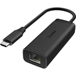 HAMA USB-C Plug - LAN/Ethernet Socket 2.5 Gigabit Ethernet