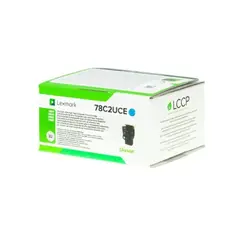 LEXMARK 78C2UCE Cyan Corporate 7K Toner Cartridge CS521 CS/CX622