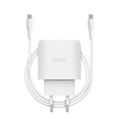 TRUST MAXO 45-watt universal USB-C power adapter 1 port APPLE version White + cable