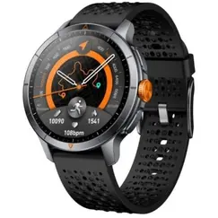Smartwatch Qubo SMT-500AGP/ Notificações/ Frequência Cardíaca/ GPS/ Negro