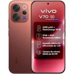 Smartphone Vivo V70 8GB/ 512GB/ 6.59'/ 5G/ Marrón