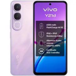 Smartphone Vivo Y21d 4GB/ 128GB/ 6.68'/ Púrpura