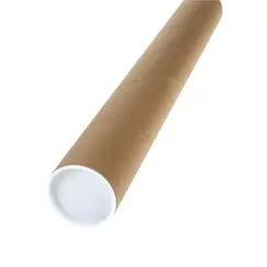 Tubo Porta Desenhos Cartão 33cm Diâmetro 5cm