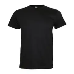 T-Shirt Adulto Algodão 190g Preto Tamanho M