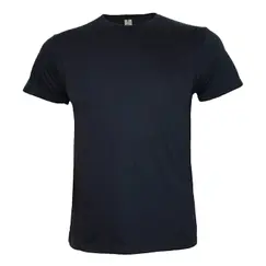 T-Shirt Adulto Algodão 190g Azul Navy Tamanho L