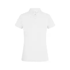 Polo Manga Curta CoolPass Mulher Branco Tamanho M